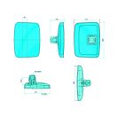 Visszapillantó tükör John Deere AL221771