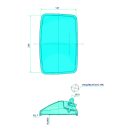 Visszapillantó tükör John Deere AL58554