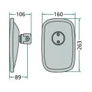 Visszapillantó tükör Valtra-Valmet 3806614M91, 1894397M1