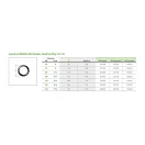 Bauer csatlakozó gumi tömítőgyűrű 6"