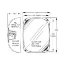 Visszapillantó tükör Britax 268 x 207 mm