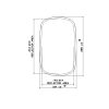 Visszapillantó tükör Britax 270 x 172 mm