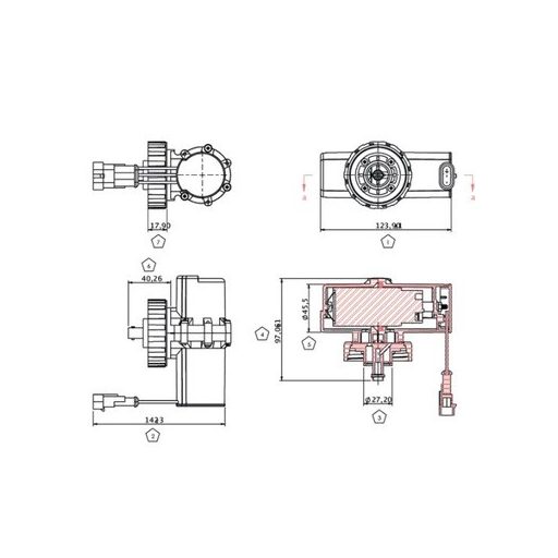 Üzemanyag szivattyú elektromos Landini V837073629, V837079281