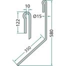 Magtakaró pálca külső II/III Amazone 959337