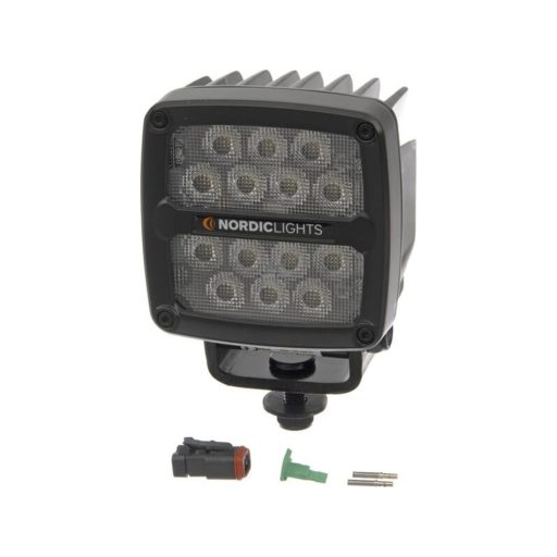 Nordic Lights Széles asszimetrikus fényvető LED munkalámpa négyzet alakú 4200 lm 41 W