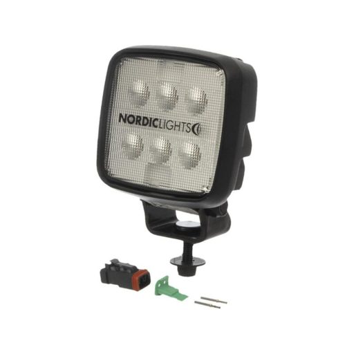Nordic Lights Széles fényvető LED munkalámpa négyzet alakú 1600 lm 16 W
