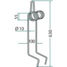 Magtakaró pálca Kverneland 351034, AC351034