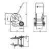 ALBA-Krapf Tömlőkocsi Hose cart Forever 2