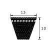 Ékszíj Deutz-Fahr AVX13 x 1025 La