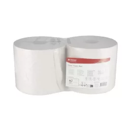   Ipari papírtörlő tekercs, fehér, 230 mm x 250 m, 2 rétegű