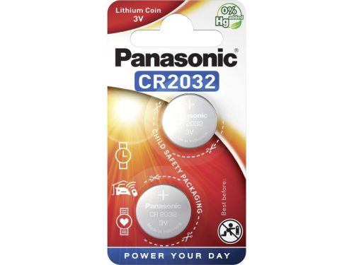 PANASONIC CR2032 lítium gombelem 3 V (2 db)