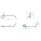 Magtakaró pálca bal Kuhn FLE3041