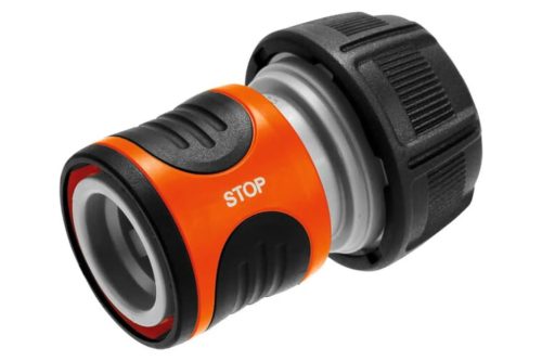 Gardena Gyorscsatlakozó kerti tömlőkhöz Power Grip vízstoppal 3/4"