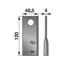 Kaszapenge készlet jobb Niemeyer 120 x 48,5 x 4 mm (25 db)