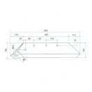 Orrbetétes ekevas készlet Kverneland 56034073008 (jobb)