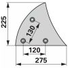 Kormánylemez előtét Eberhardt 56013301160 (jobb)