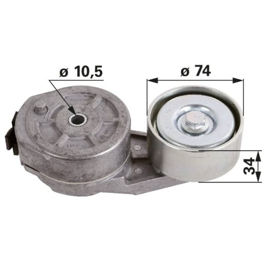 Szíjfeszítő New Holland APV2641, 2855622, 2852161, 87803067, 2854611, 504028028