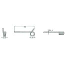 Rendfelszedő fog Claas 5259317031 (166 mm x 17 mm)