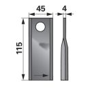 Kaszapenge készlet bal John Deere 115 x 45 x 4 mm (25 db)