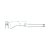 Rendterítő fog Mainardi 525525123 (402 mm x 104 mm)