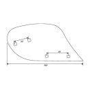 Trágyabeforgató kormánylemez Lemken 560173470540 (jobb)