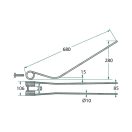 Rendsodró fog Galfré 52552564 (680 mm x 106 mm)