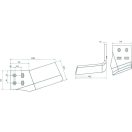 Altalajlazító Kverneland 56034073635 (bal)