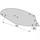 Kormánylemez Fraugde 56034073291 (bal)