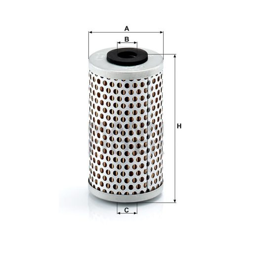 Hidraulikaolaj szűrő MANN-FILTER H6016 - Mercedes-Benz