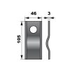 Kaszapenge készlet Krone 525CM120 (105 mm x 46 mm - 25 db)