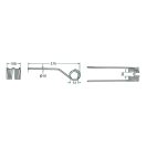 Rendterítő fog készlet Deutz-Fahr 52516502744 (375 mm x 108 mm - 10 db)