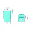 Dugattyúkészlet Case IH 354138A1, 47108347