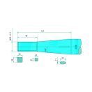 Homlokrakodó tüske Baas / Trima 43012502200 - 1250 mm