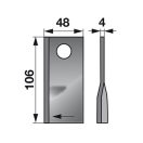 Kaszapenge készlet jobb SIP 106 x 48 x 4 mm (25 db)