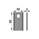 Set lame cositoare JF-Stoll 92 x 50 x 4 mm (25 buc.)