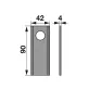 Set lame cositoare JF-Stoll 90 x 42 x 4 mm (25 buc.)