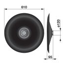 Csúszótányér SIP 151033107, 511040030