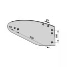 Kormánylemez készlet Rabe 5602227030101 (jobb)
