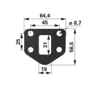 Üzemanyag szivattyú tömítés Landini 3640785M1, 3641401M1, 3638523M1