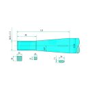 Homlokrakodó tüske Schäffer 43012502200 - 1250 mm