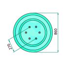 Csúszótányér Bellon 0300170