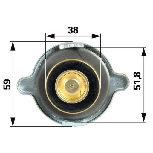 Hűtősapka Landini 750081N, 1824628M91