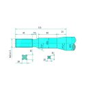 Homlokrakodó tüske Alö / Quicke 43009500000 - 950 mm