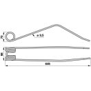 Rendsodró fog Lely 5254105102660 (645 mm x 98 mm)