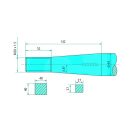 Homlokrakodó tüske Weidemann 43012502800 - 1250 mm