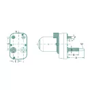 Ablaktörlő motor Deutz-Fahr 04363241, 01263150