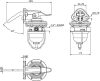 Membrános üzemanyag szivattyú Ford 38017802