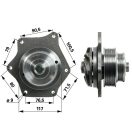 Vízszivattyú Ford 82847714, 87801641, 87840689, 87840823