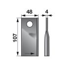 Kaszapenge készlet bal Kuhn 107 x 48 x 4 mm (25 db)