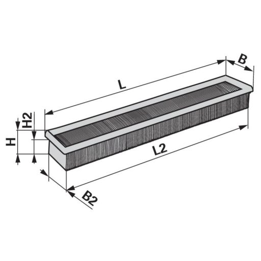 Fülkeszűrő Fleetguard AF55809 - New Holland